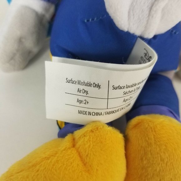 Disney Junior Mickey And The Roadster Racers Donald Duck Plush Blue Racer New - Picture 9 of 12